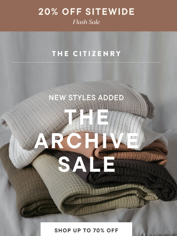 Before they're gone, up to 70% off