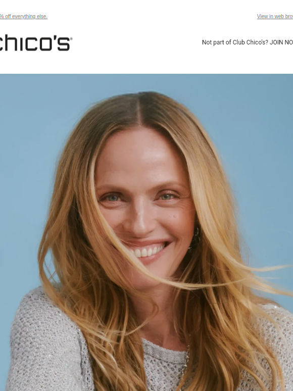 Dazzling NEWness + 40% off 2+ tops & sweaters