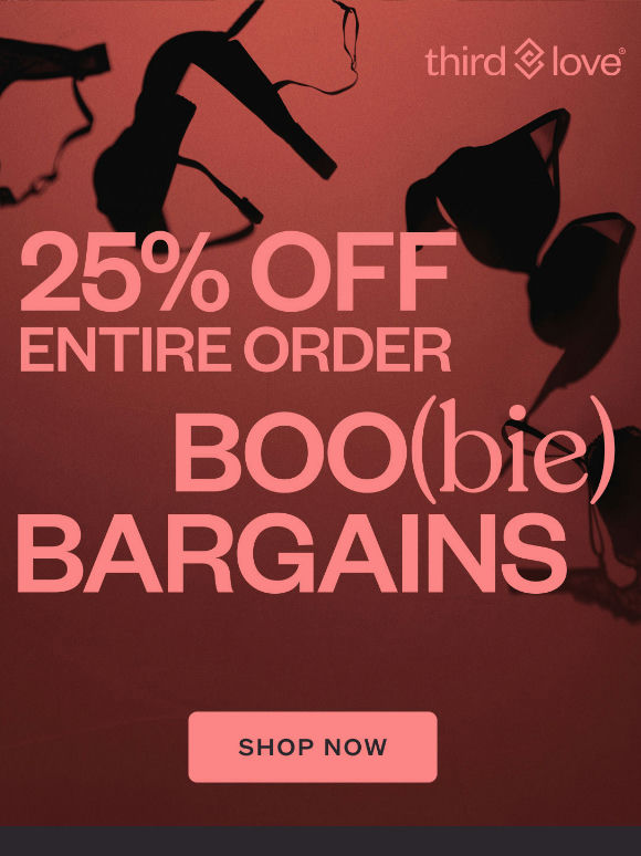 25% off everything for Halloween awaits!