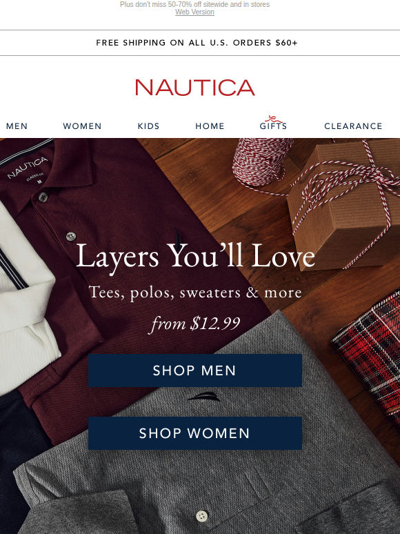 Layers you'll love are $12.99 & up!