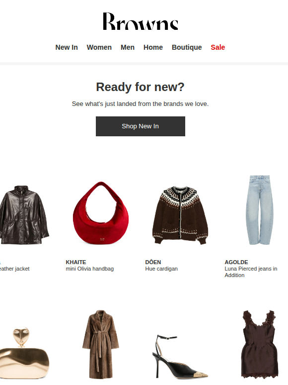 This week's newness