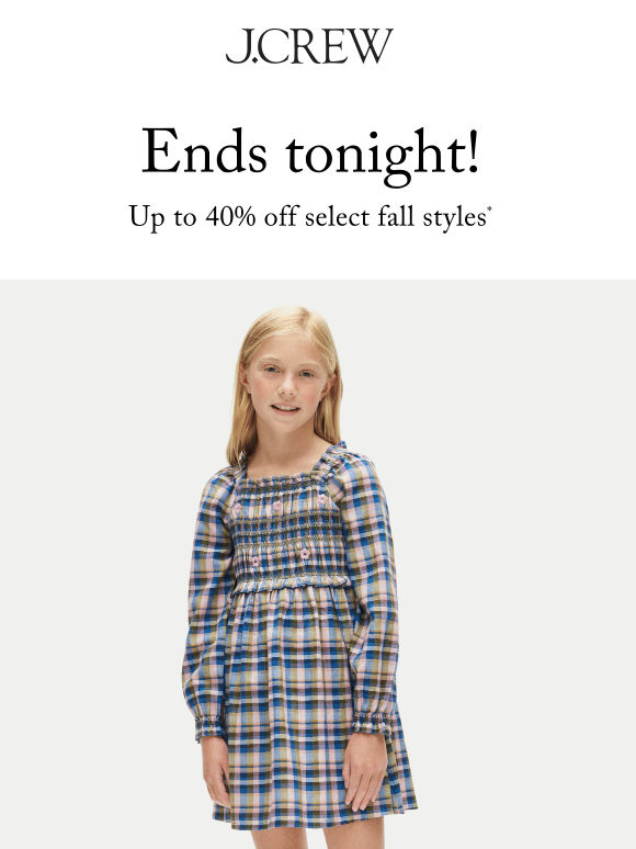 Till midnight: up to 40% off select styles
