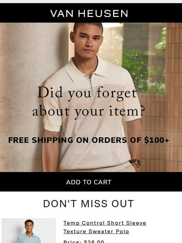 Don't forget about your new haul!