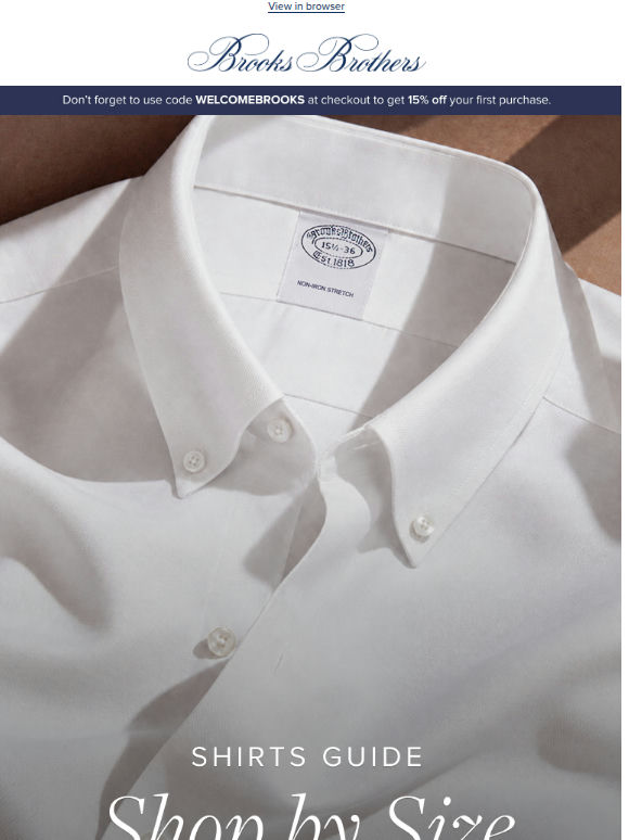 The Right Shirt Starts with Your Size