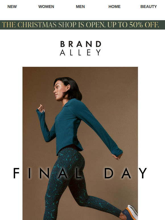Ending today: up to 70% off Sweaty Betty, Levi’s, GANT & 7 For All Mankind