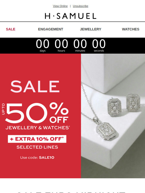 It's now or never. Sale ends tonight!