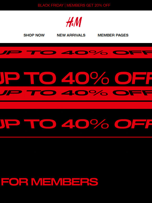 Up to 40% off + free delivery