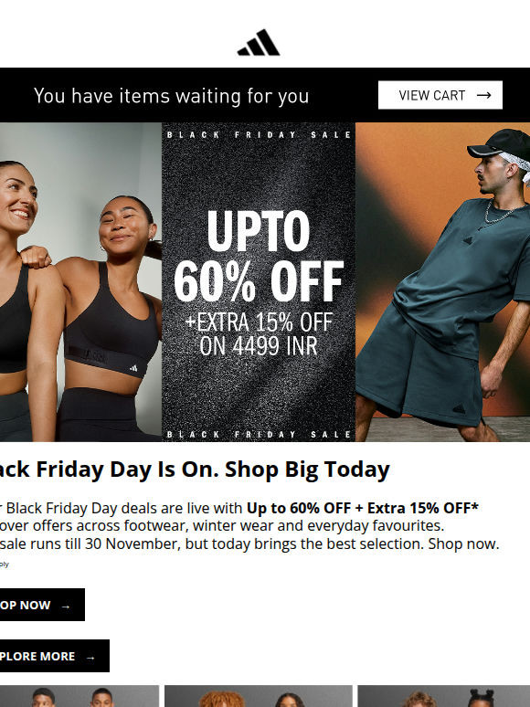 Your Black Friday Day deals are live 🖤