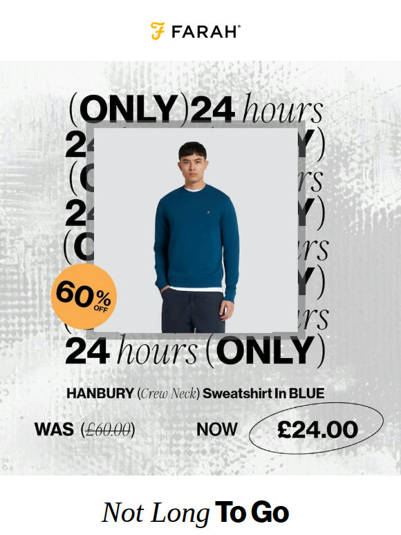 £24 Hanbury Crew Neck Flash Sale Ends Soon