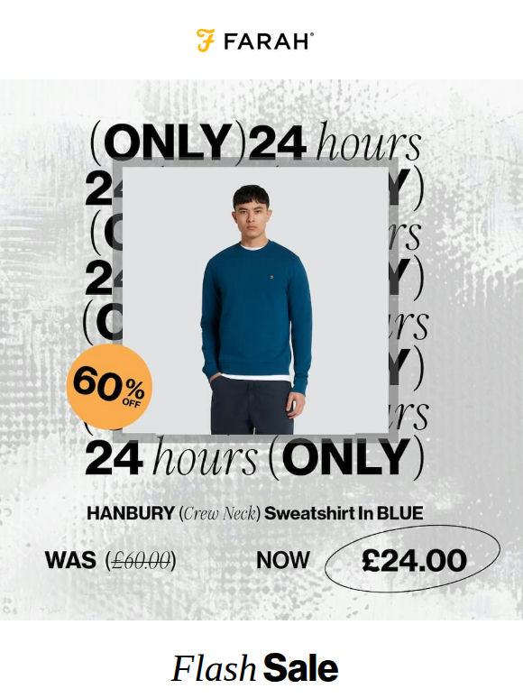 £24 Your New Favourite Crew Neck Just For Today