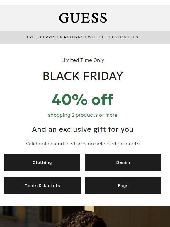 BLACK FRIDAY | 40% off for you