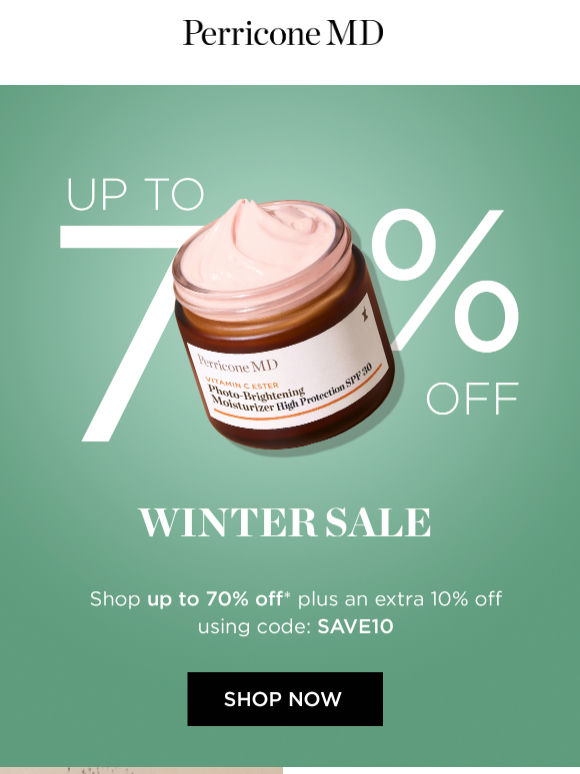 Try bestselling skincare at our biggest winter savings