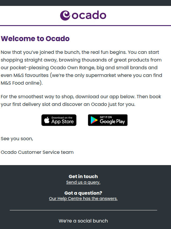 Adam Smith, welcome to Ocado