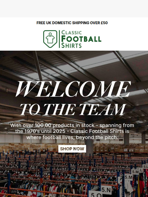 Welcome to the Team 👕⚽