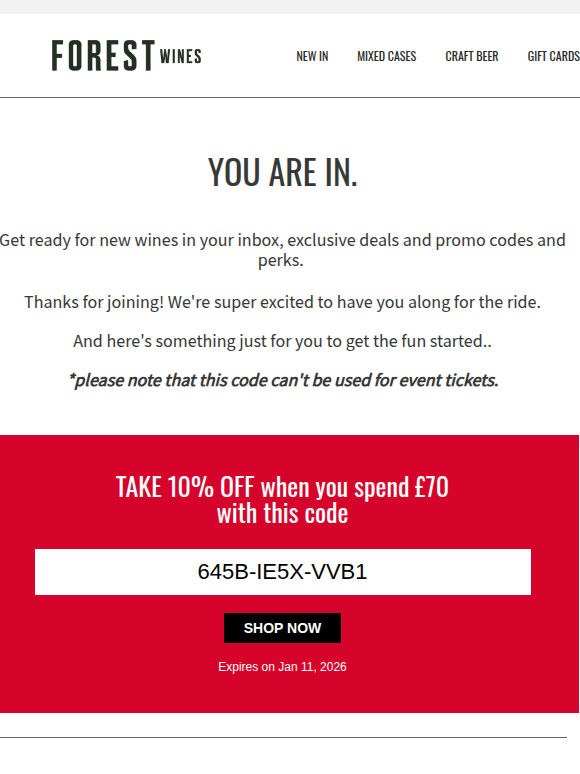 Did you say "wine"? – Welcome to FW