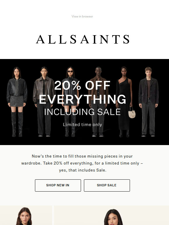 20% Off Everything: Must-Have Styles