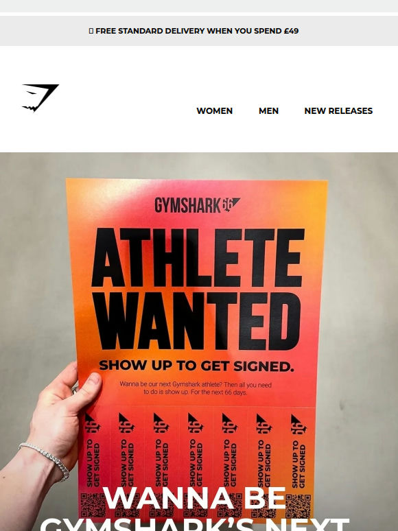 WANTED: New Gymshark Athlete 👀