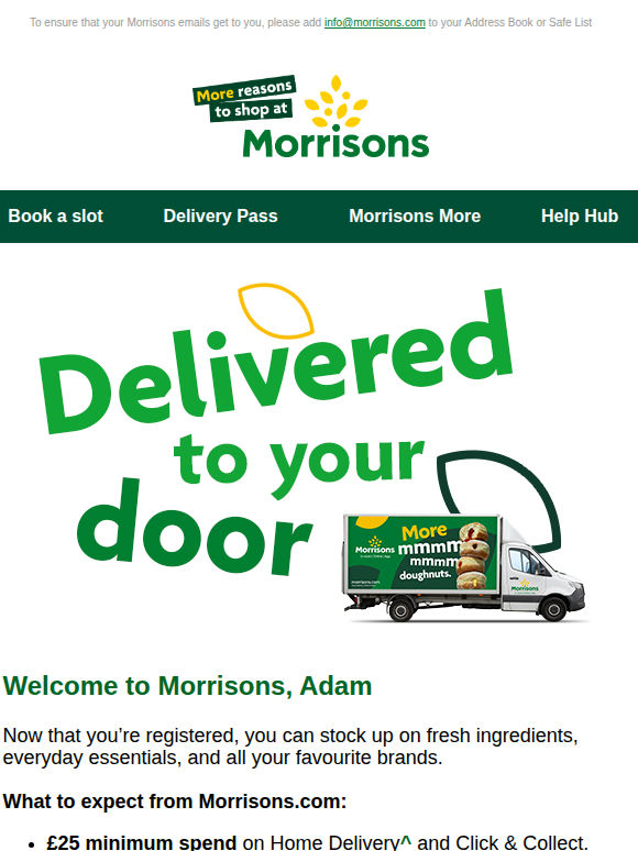 Welcome to Morrisons