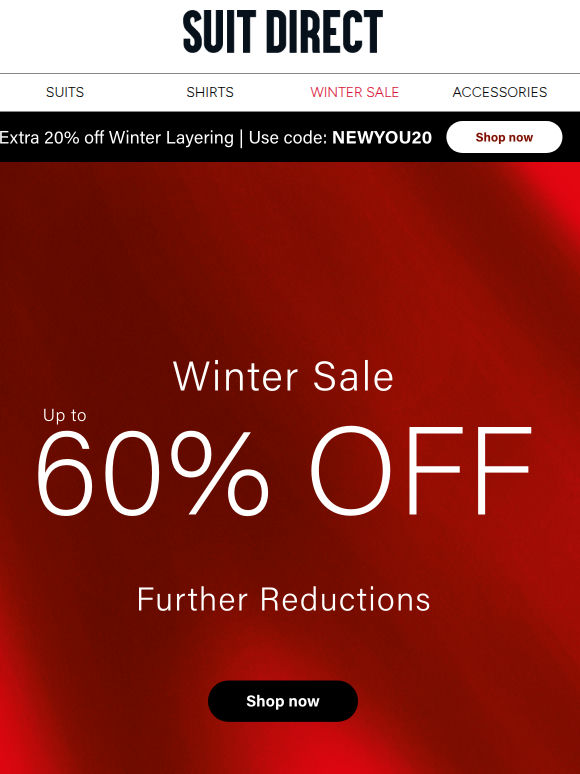 Further Reductions | Up to 60% off