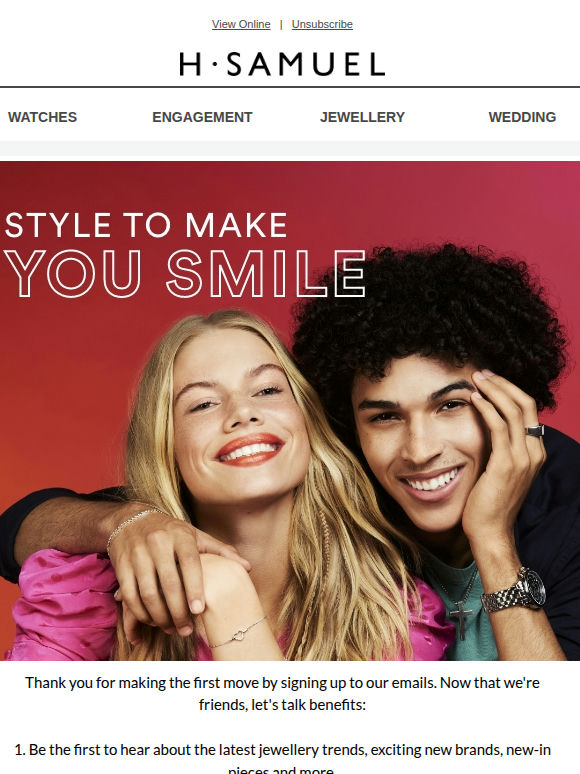 Welcome to H.Samuel | Your best friend for style