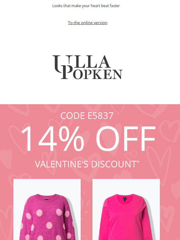 14% OFF everything ❤️ Let’s go shopping