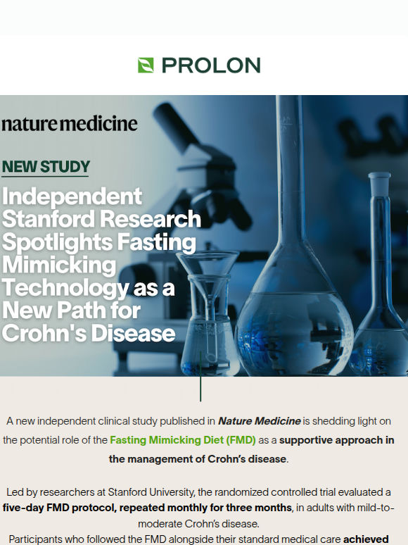 New Nature Medicine study: FMD shows promise in Crohn’s disease care