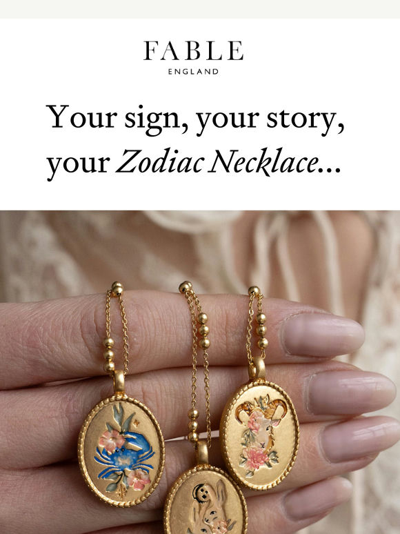 Your sign, your story, your necklace ✨