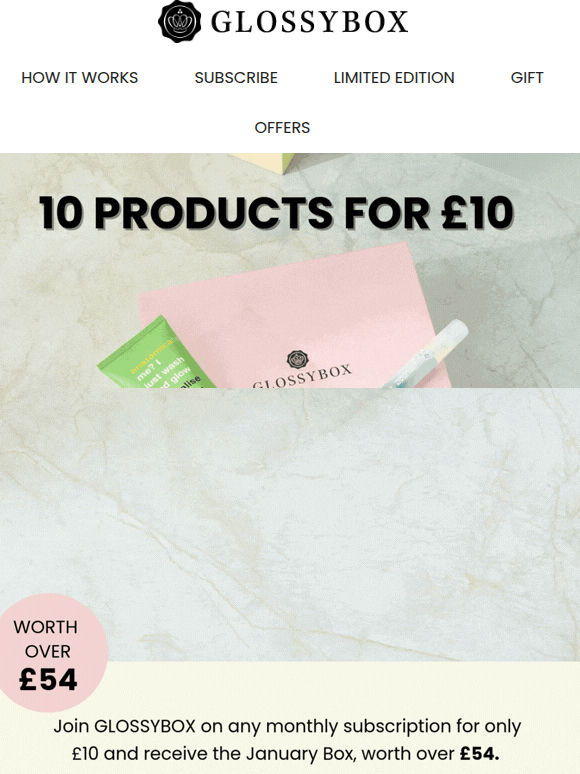 QUICK! 10 Products for ONLY £10