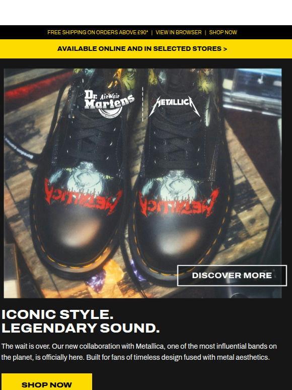 Dr. Martens x Metallica
