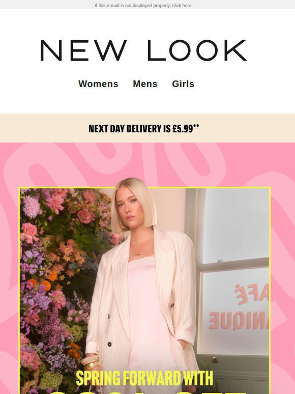 STARTS NOW: 20% OFF everything