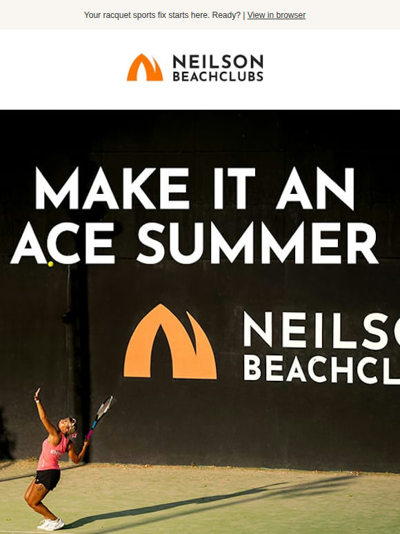 Your racquet sports playground awaits - from £759pp.