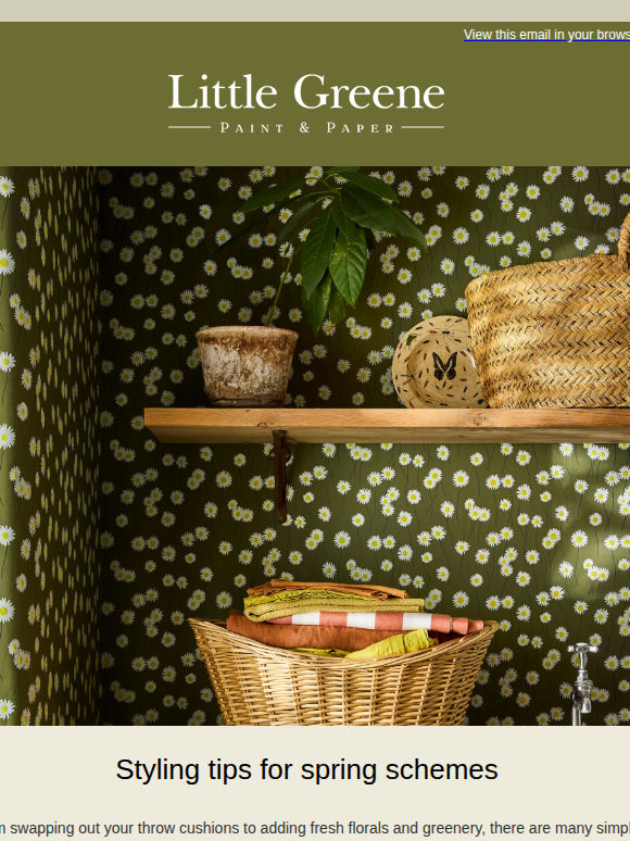 Styling tips for spring schemes