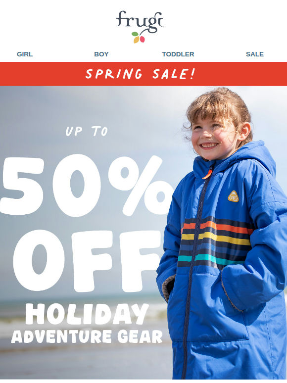 Up to 50% off Holiday Adventure Gear!