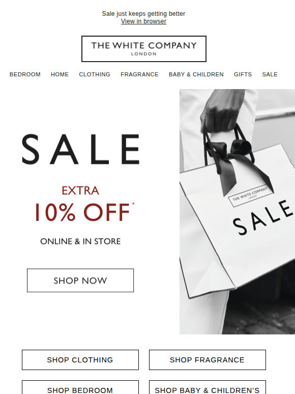 Take an extra 10% off