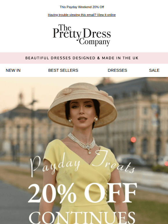 20% Off | Payday Treats Continues 🍭