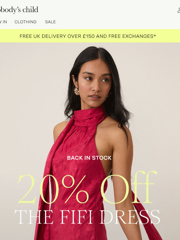THAT dress back by demand