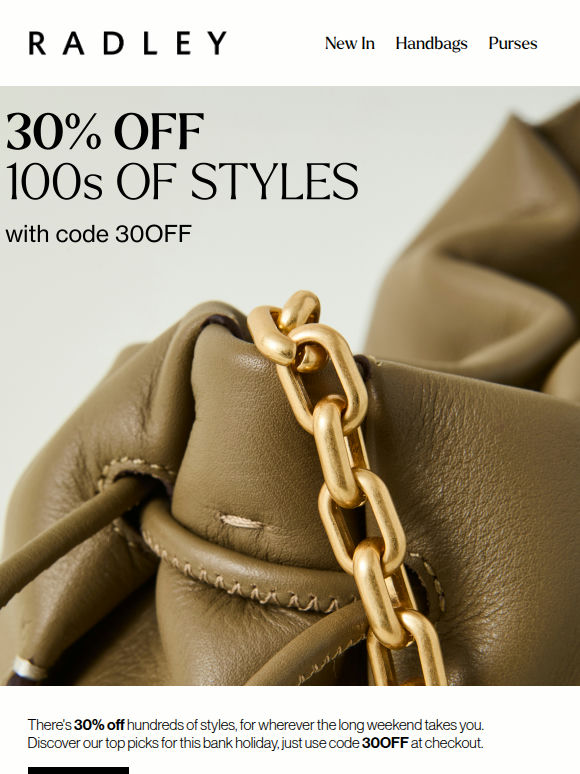 30% off these bank holiday picks