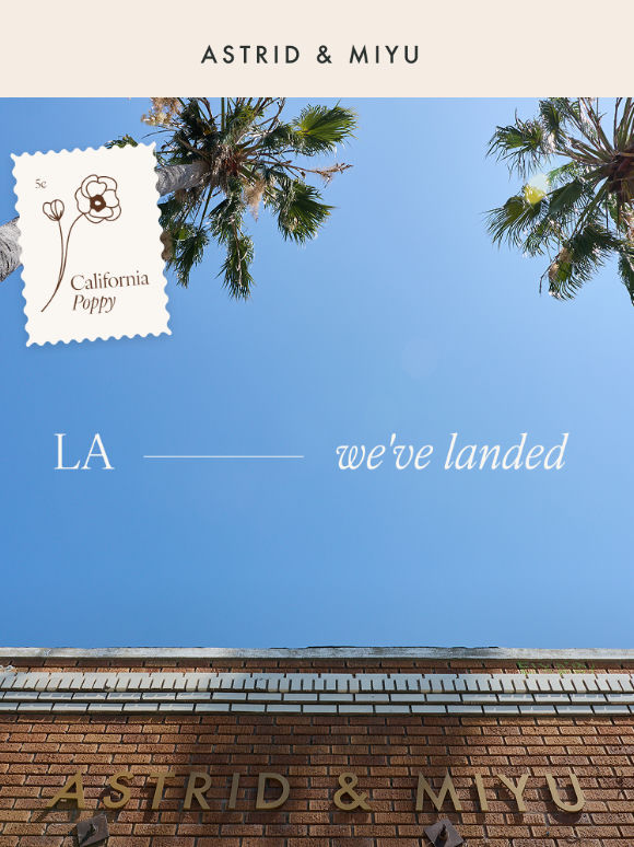 LA, we've landed! 🌴