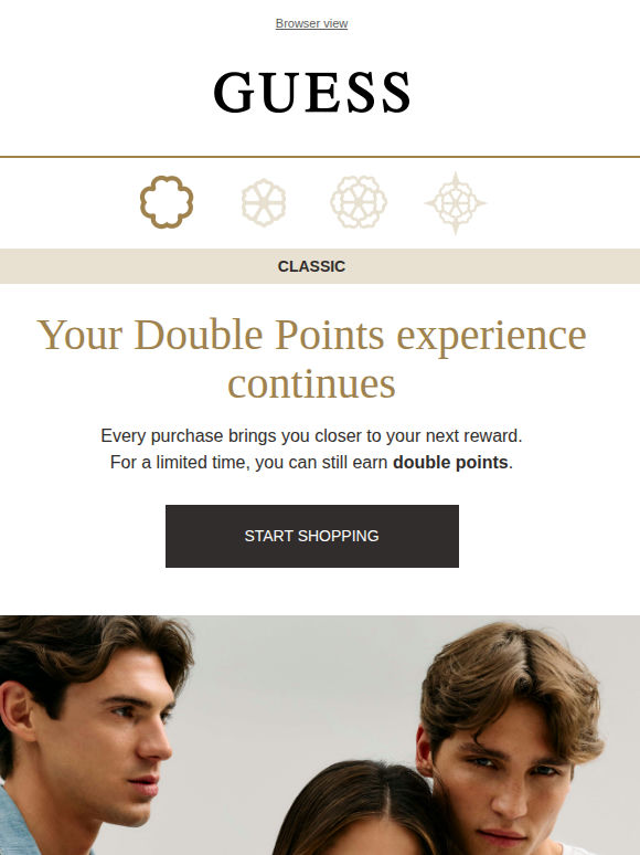 You still have one week to earn double points