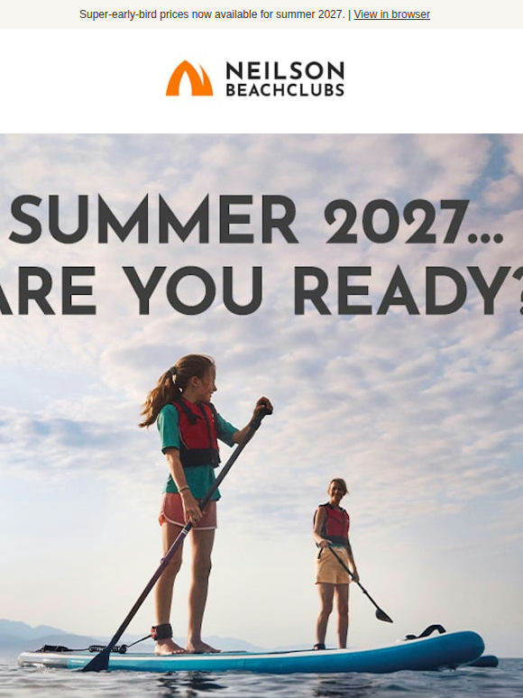 Lock in summer 2027 from only £719pp.