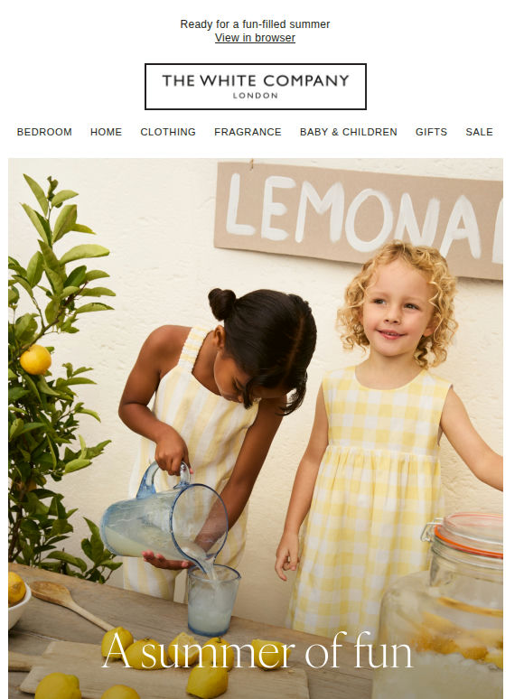 Freshly picked pieces for little ones