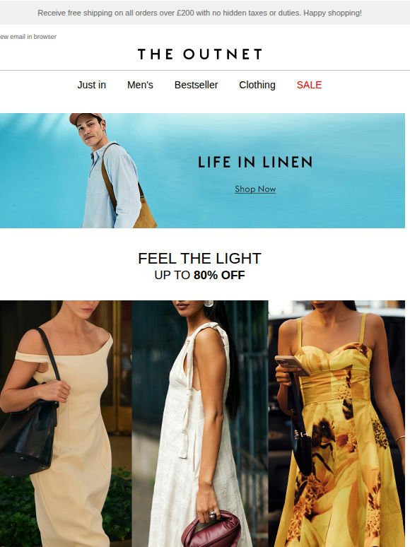 Get into linen
