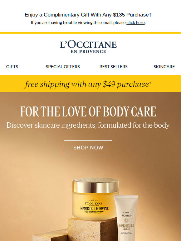 Body Care Benefits, Skincare Ingredients