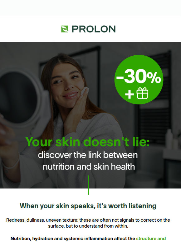 🥗 Your skin tells the story of what you eat
