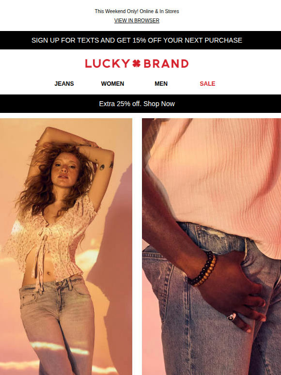Relaxed Denim Faves (& EXTRA 25% Off)