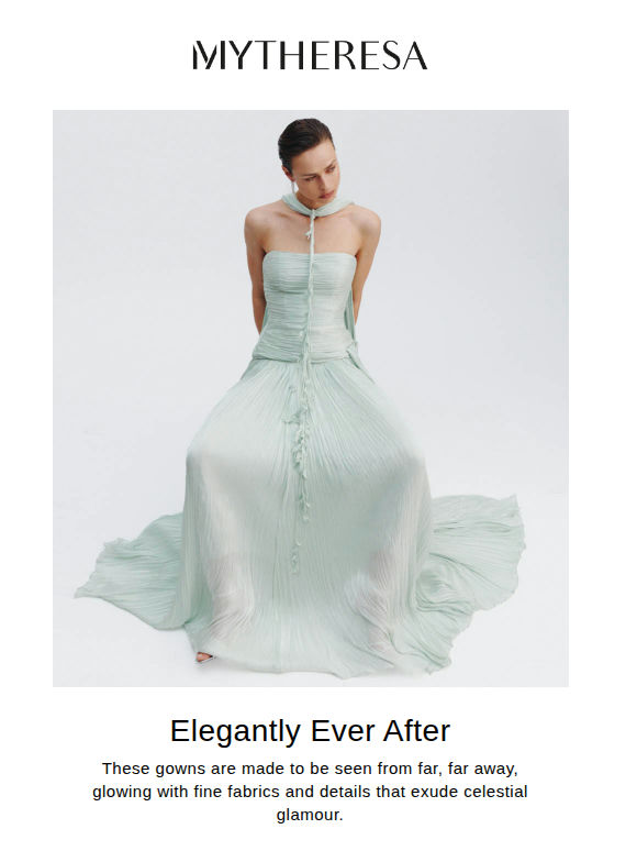Stand out in this season's refined gowns
