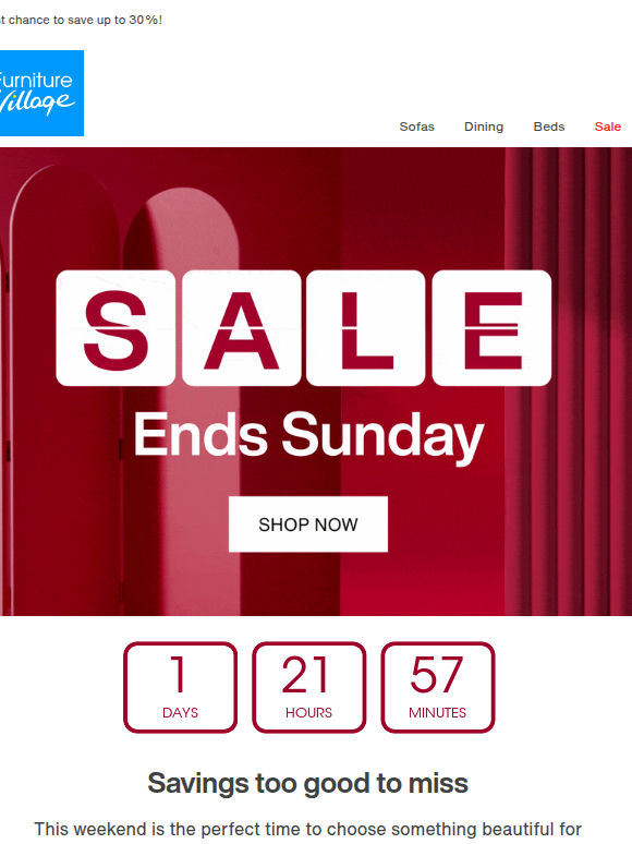 Psst…our Sale ends Sunday ⏰