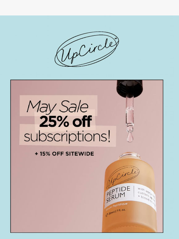 UpCircler, we're having a May Sale 🌞