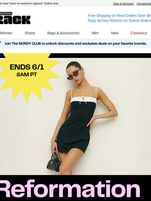 Shhh … Private Sale: Reformation