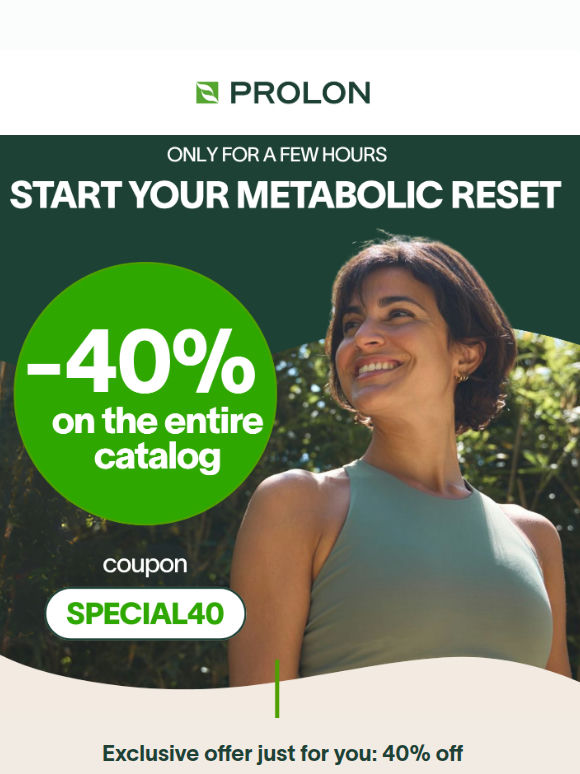 ⏳ Just for you: 40% off